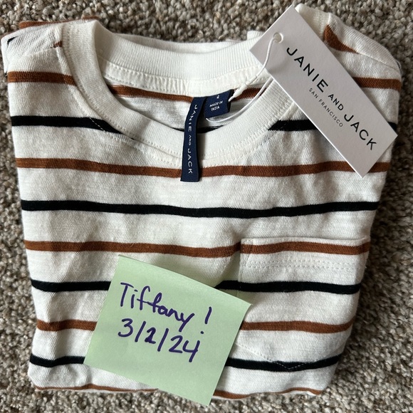 ❌SOLD❌ NWT Lot of Janie & Jack boys shirts and short - Picture 5 of 6